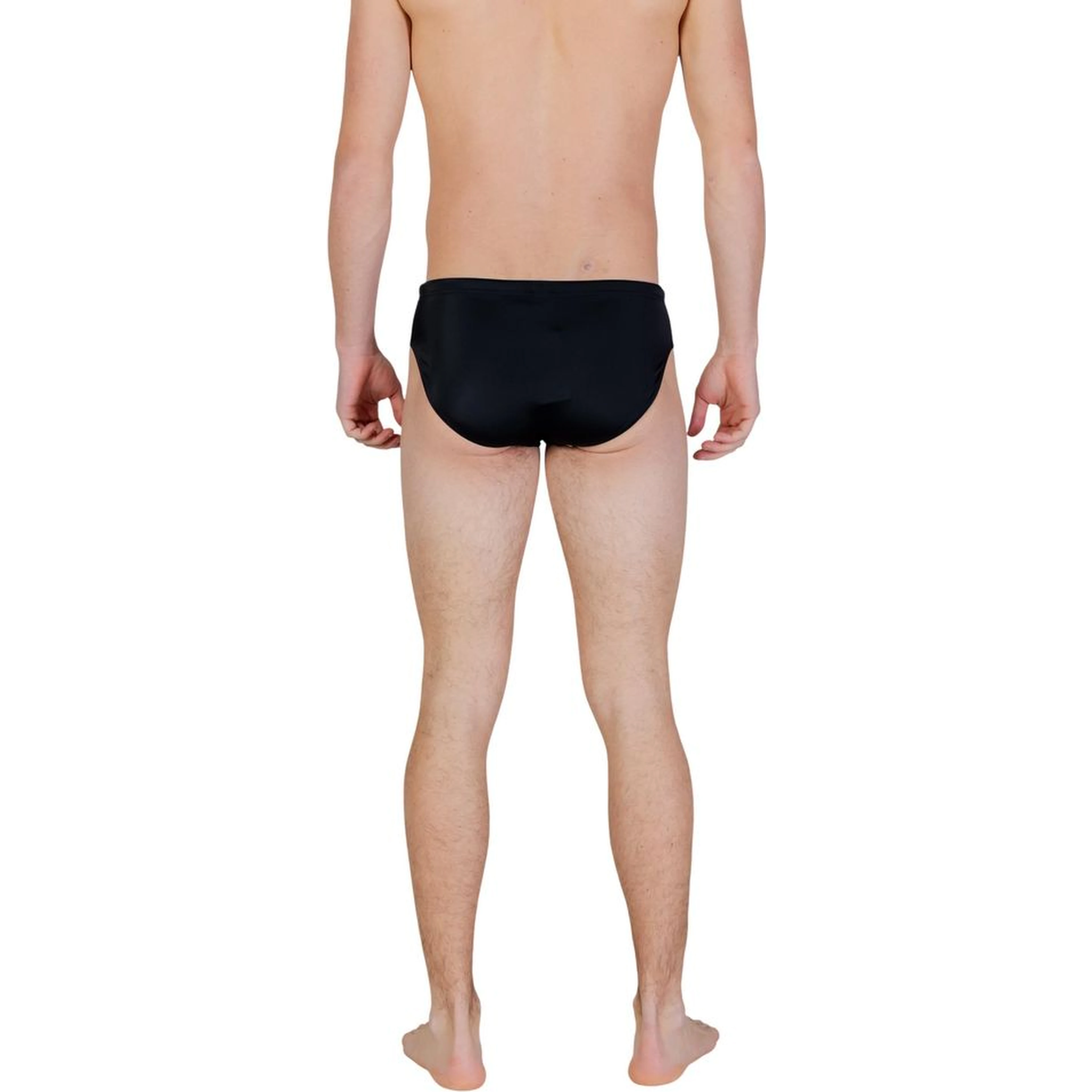 Bicolor Polyester Swim Briefs
