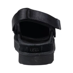 Black Recycled Polyester Platform Pumps