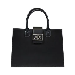 Black Polyester Handbag