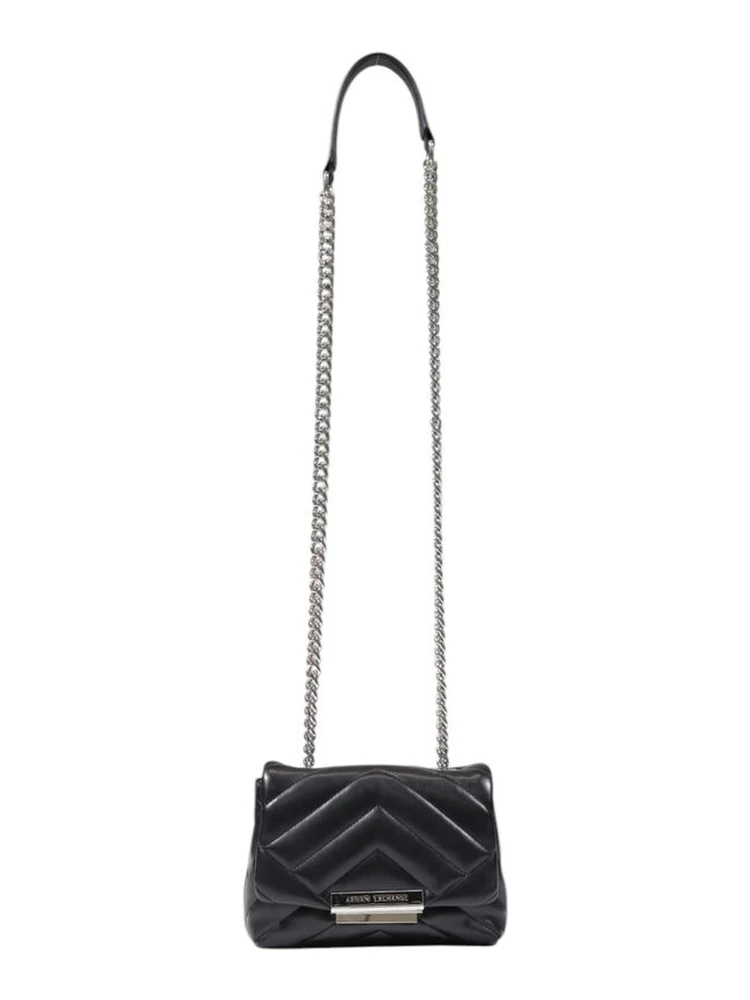 Black Polyester Handbag