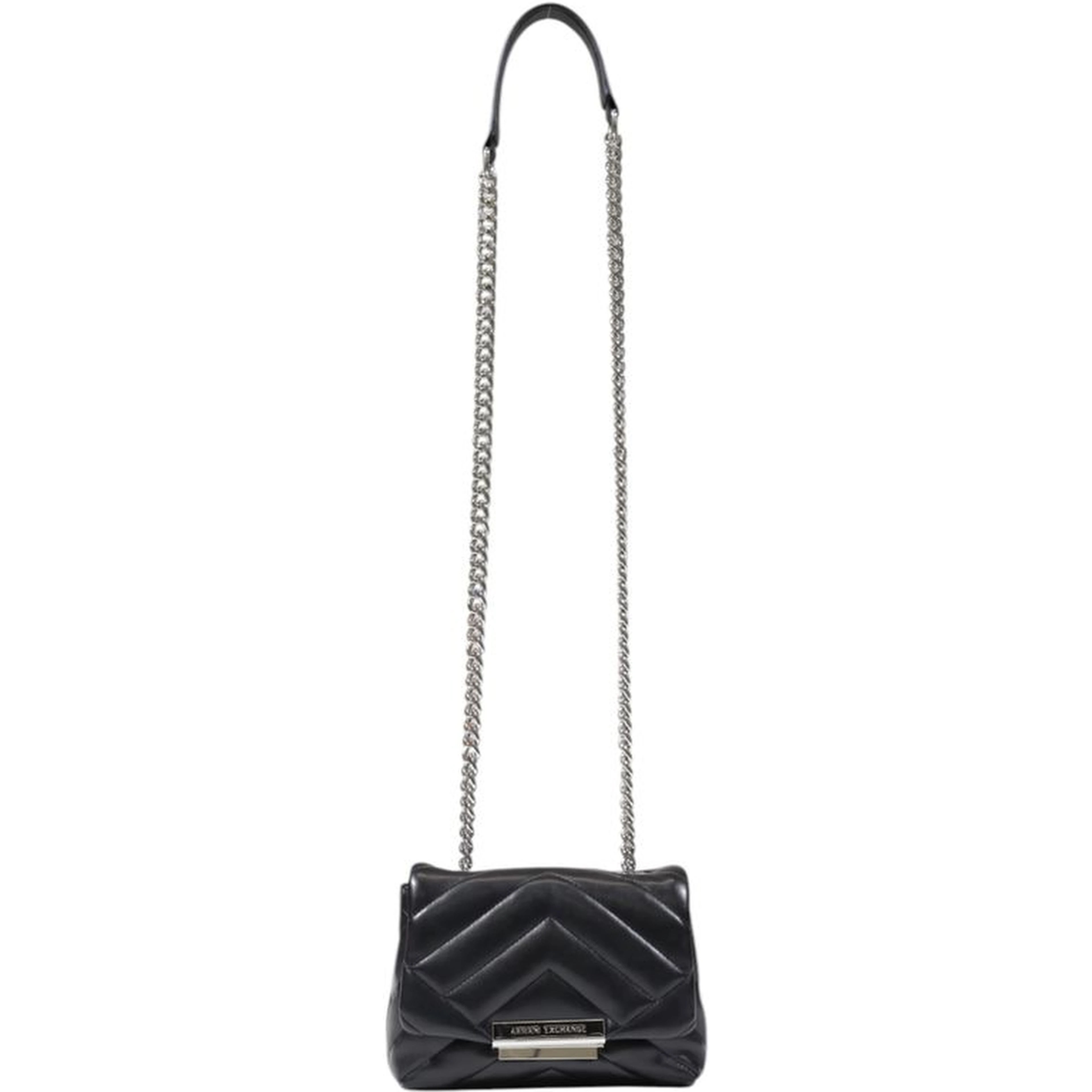Black Polyester Handbag