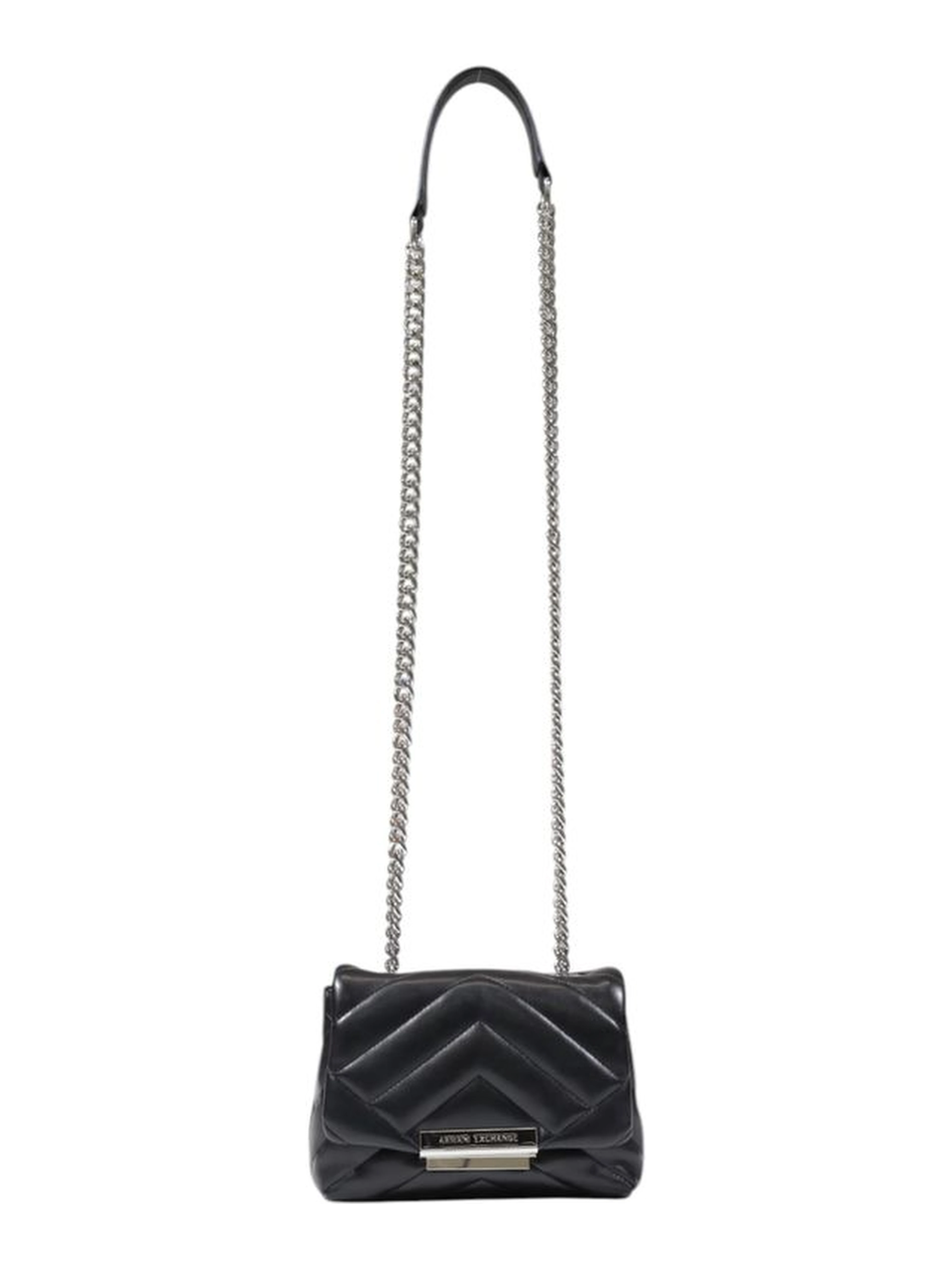 Black Polyester Handbag
