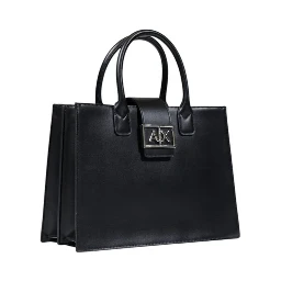 Black Polyester Handbag