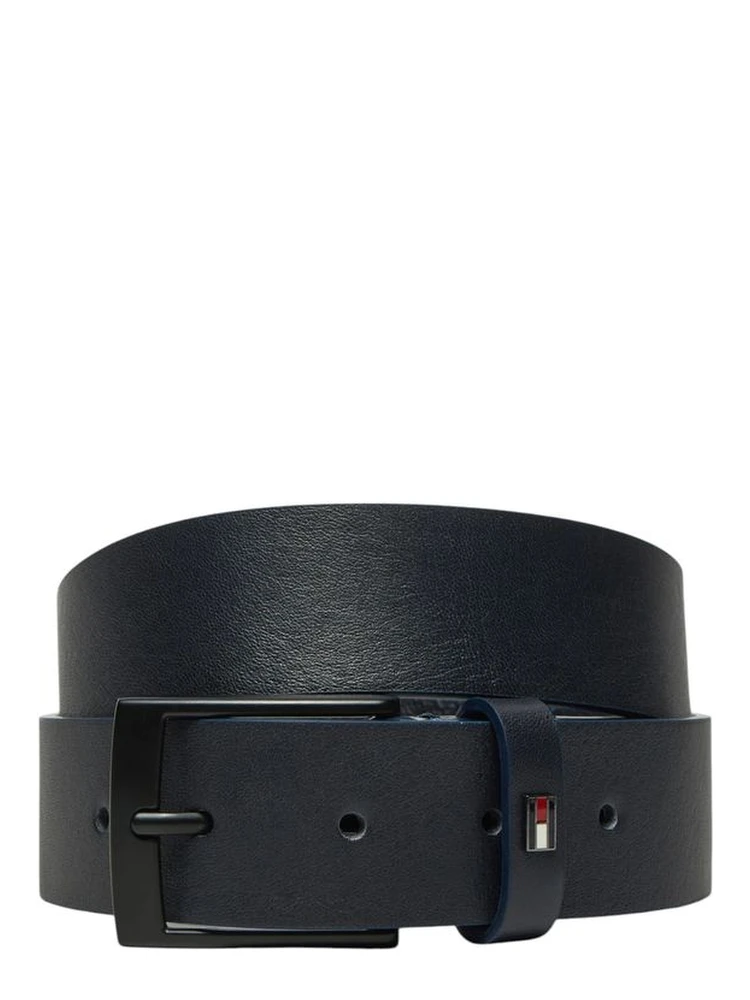 Blue Leather Regular Belt