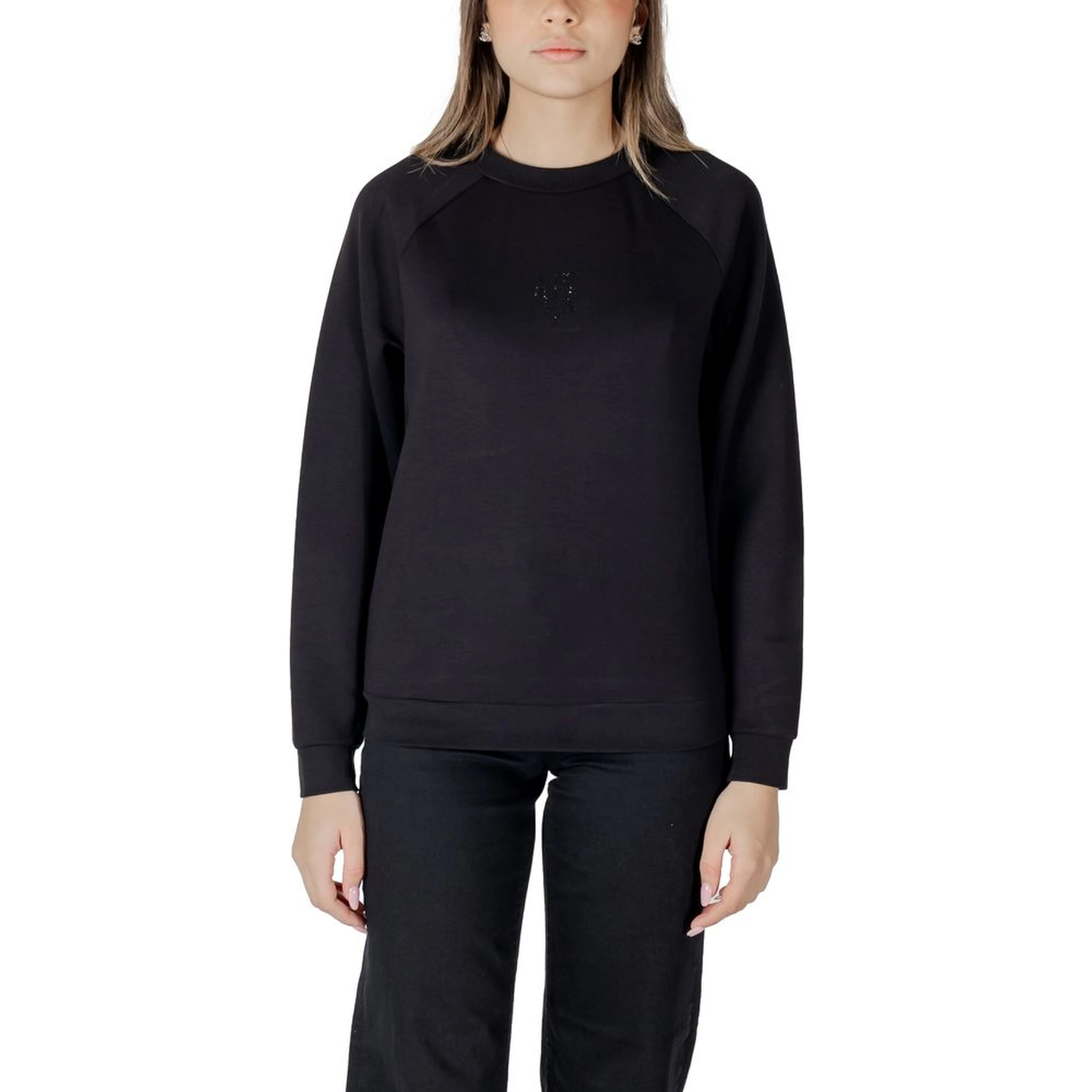 Black Viscose Sweatshirt