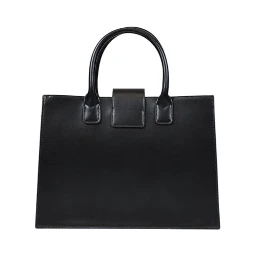 Black Polyester Handbag