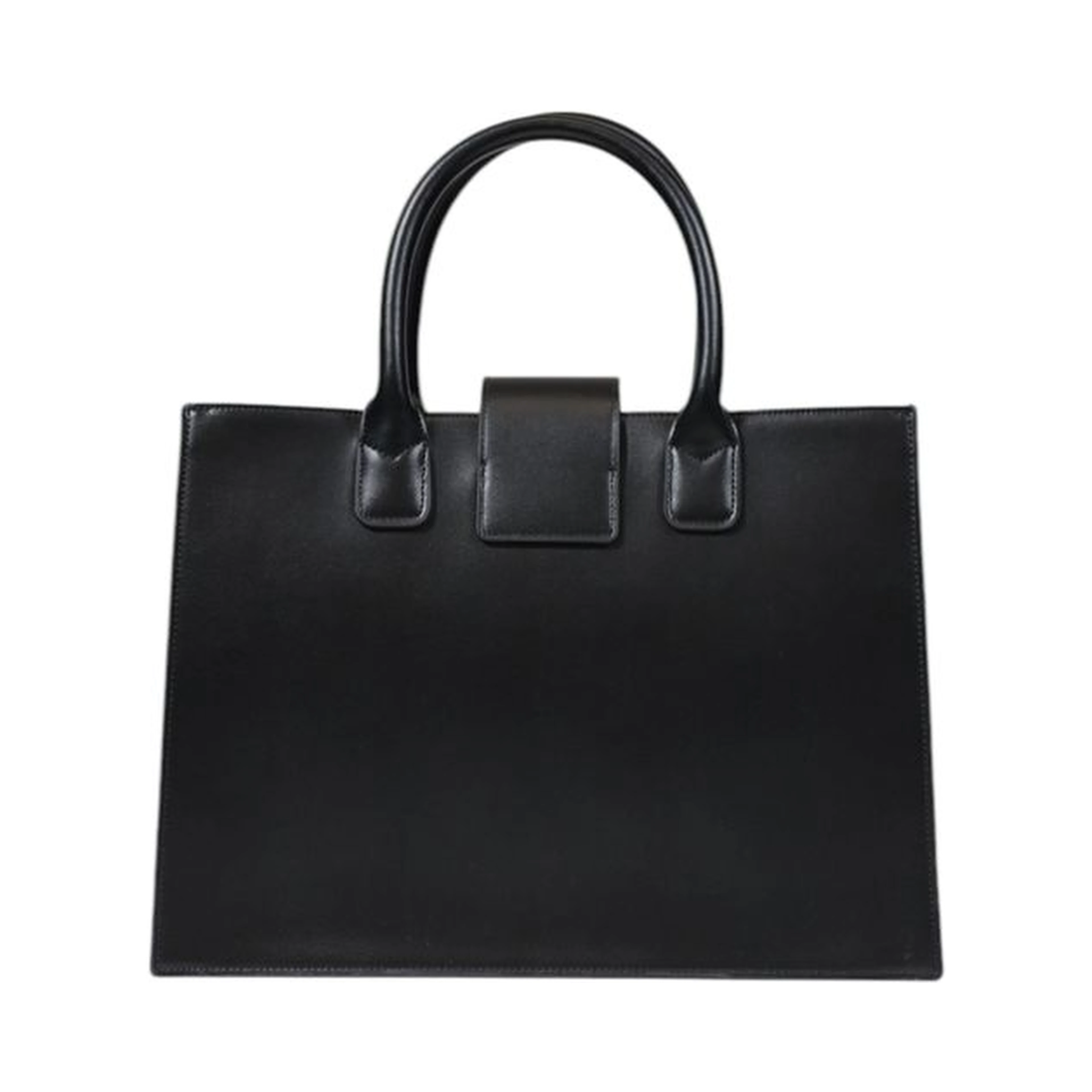 Black Polyester Handbag