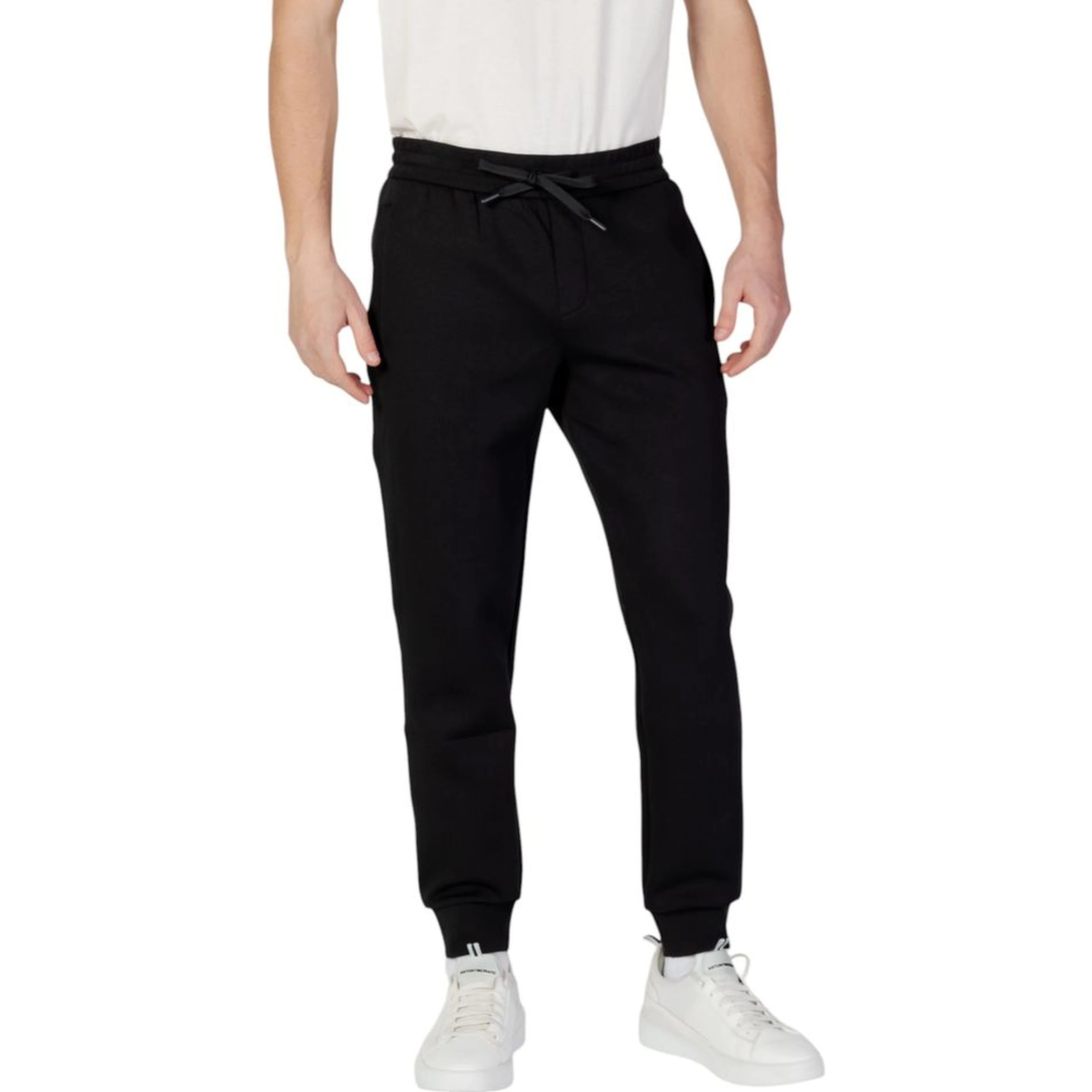 Black Cotton Joggers (Workout Pants)