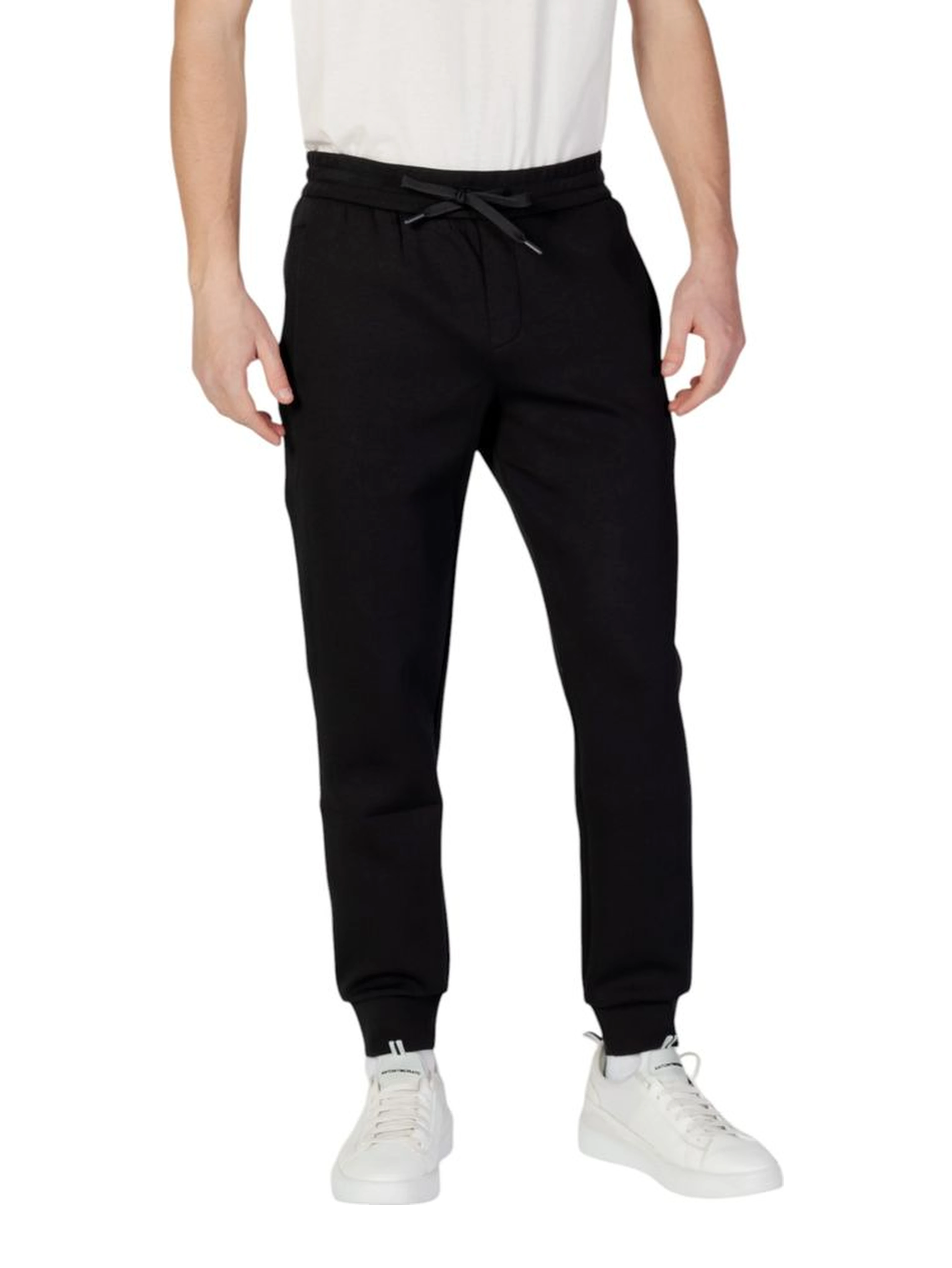 Black Cotton Joggers (Workout Pants)
