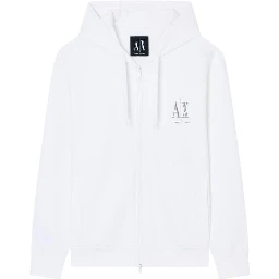 White Cotton Hoodie
