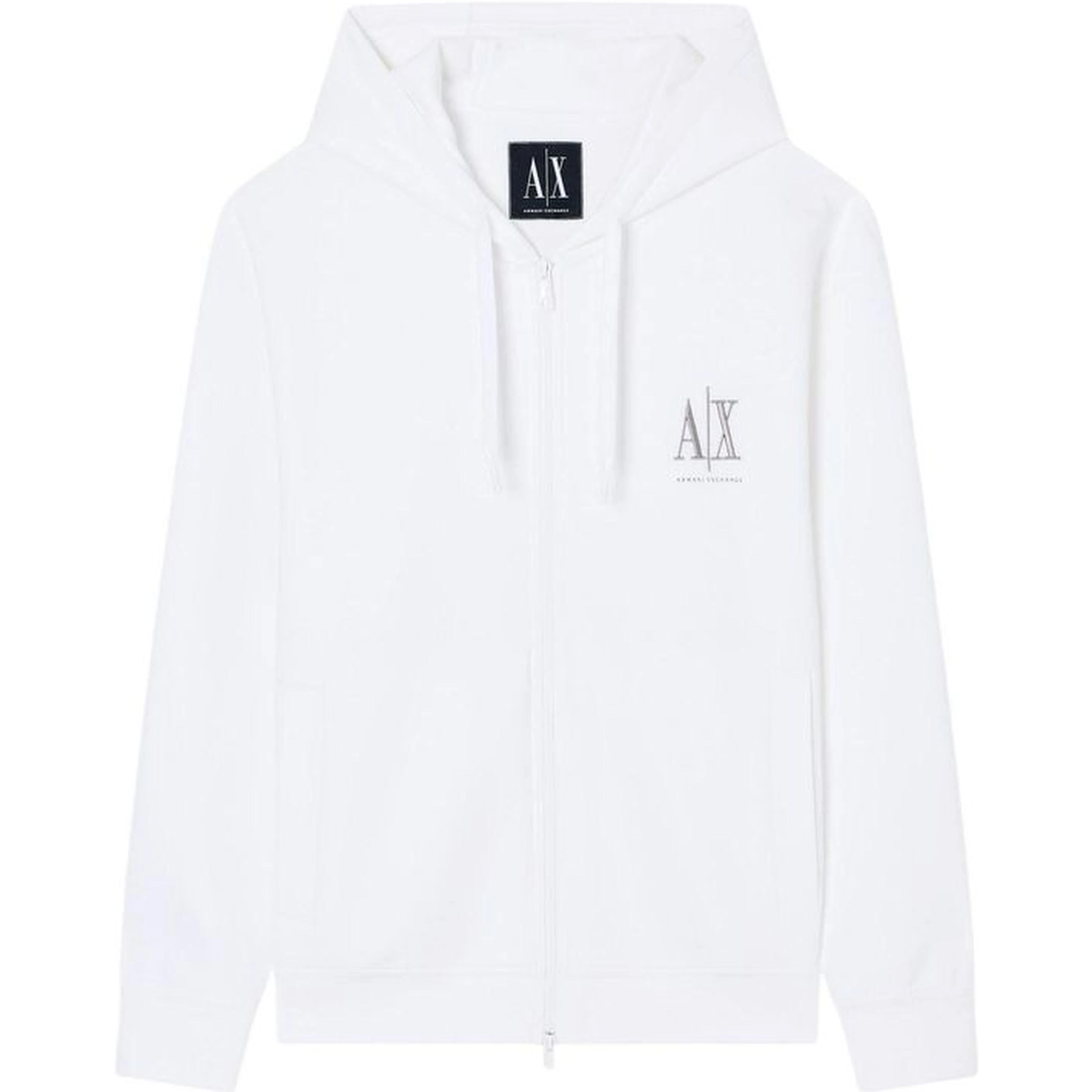 White Cotton Hoodie