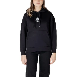 Black Cotton Hoodie