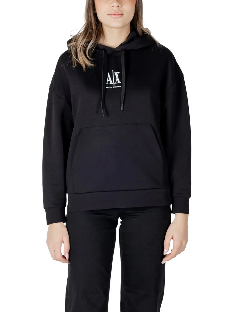 Black Cotton Hoodie