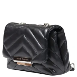 Black Polyester Handbag
