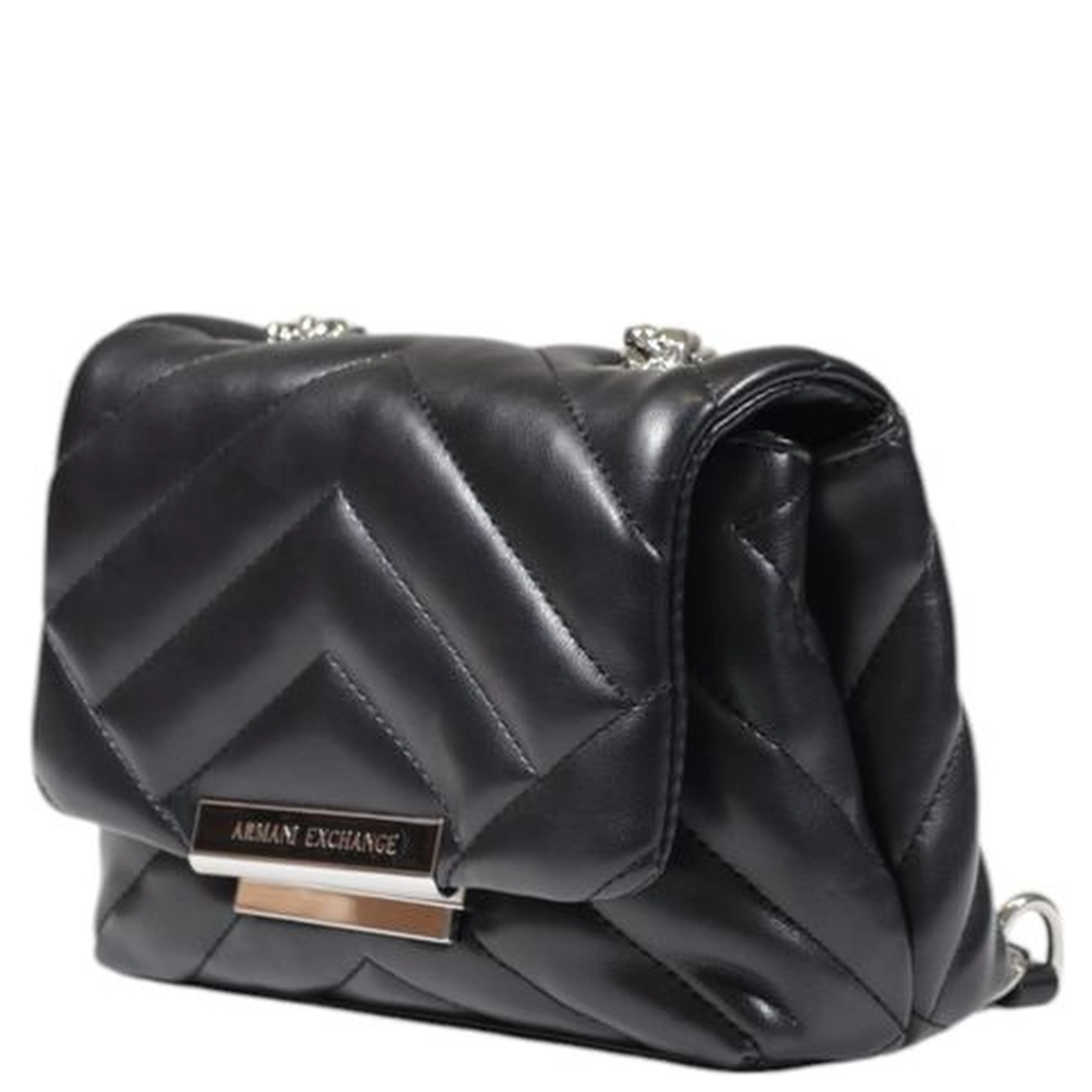 Black Polyester Handbag