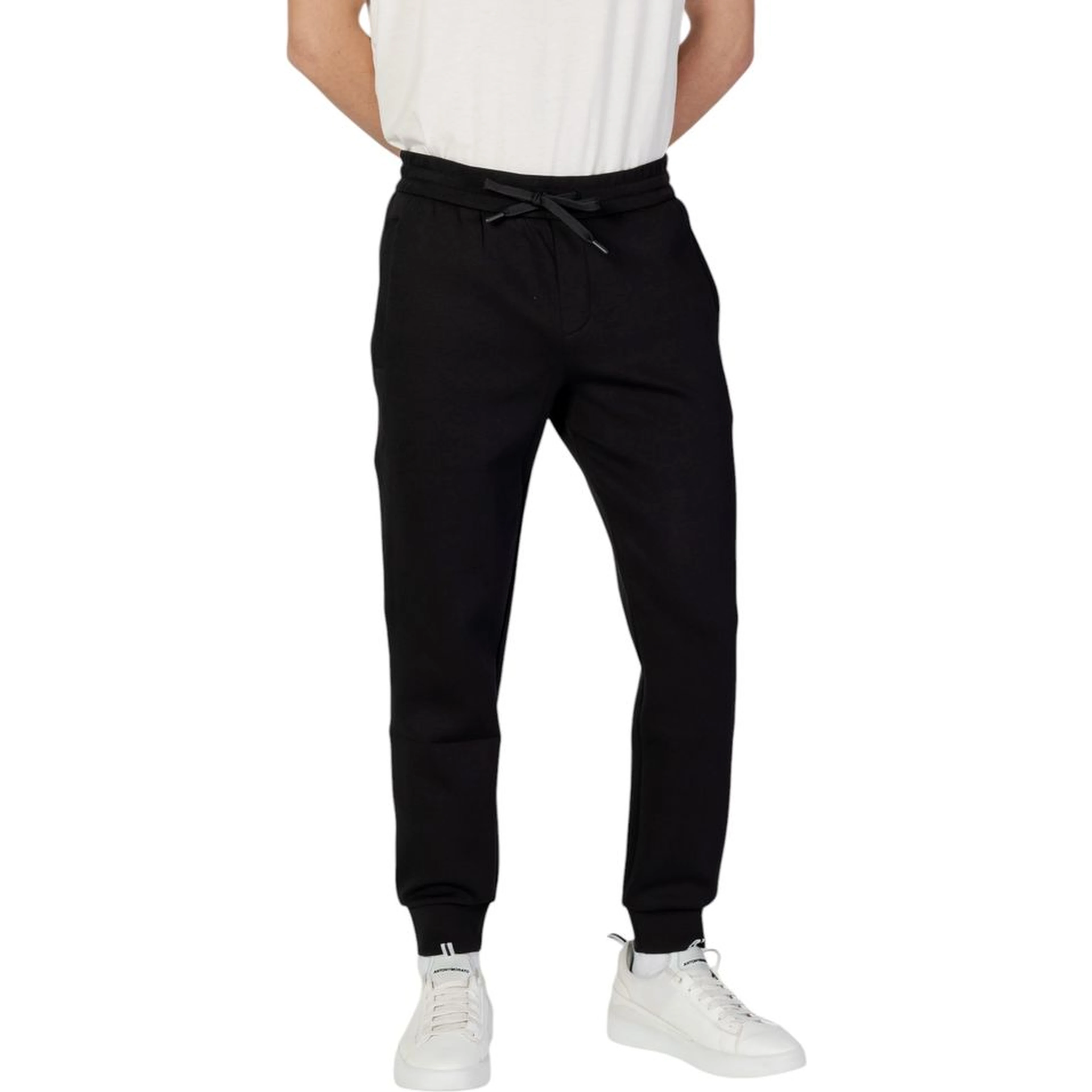 Black Cotton Joggers (Workout Pants)