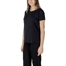 Black Cotton T-Shirt