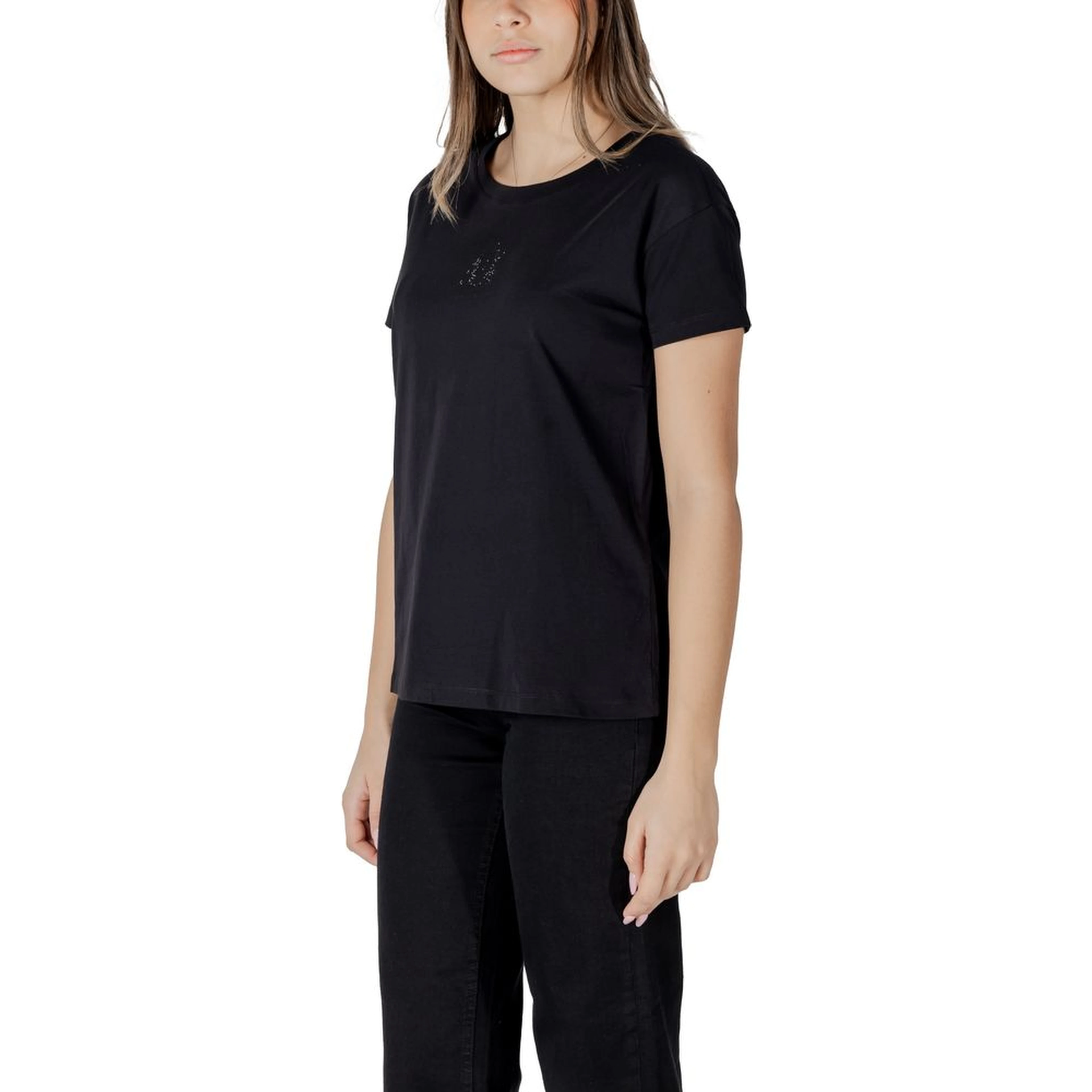 Black Cotton T-Shirt
