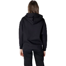 Black Cotton Hoodie