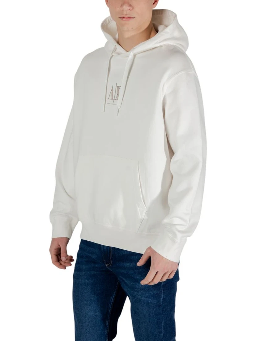 Cream Cotton Hoodie