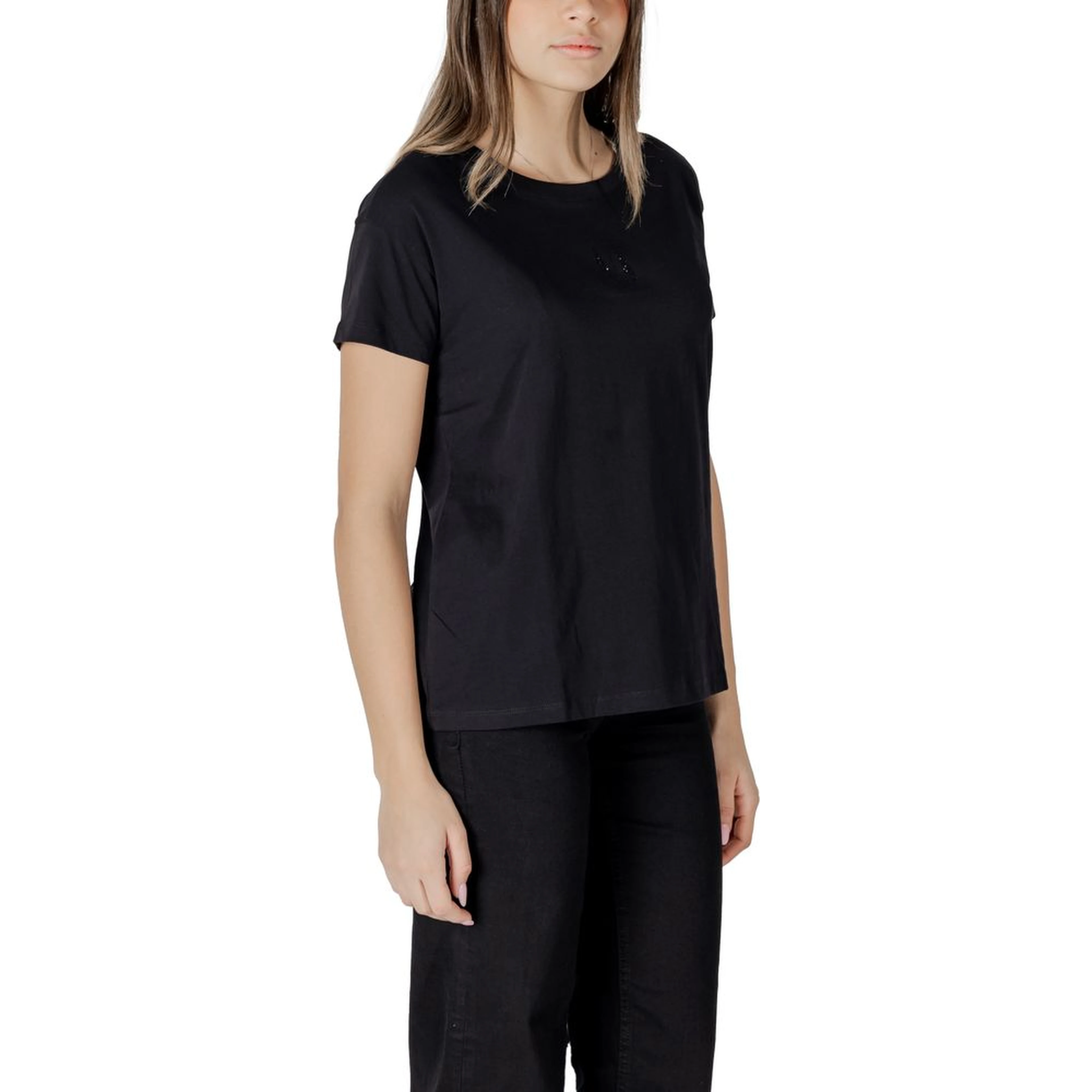 Black Cotton T-Shirt