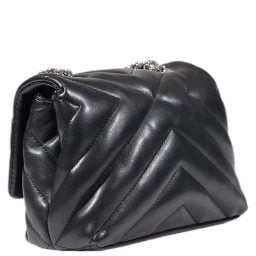 Black Polyester Handbag