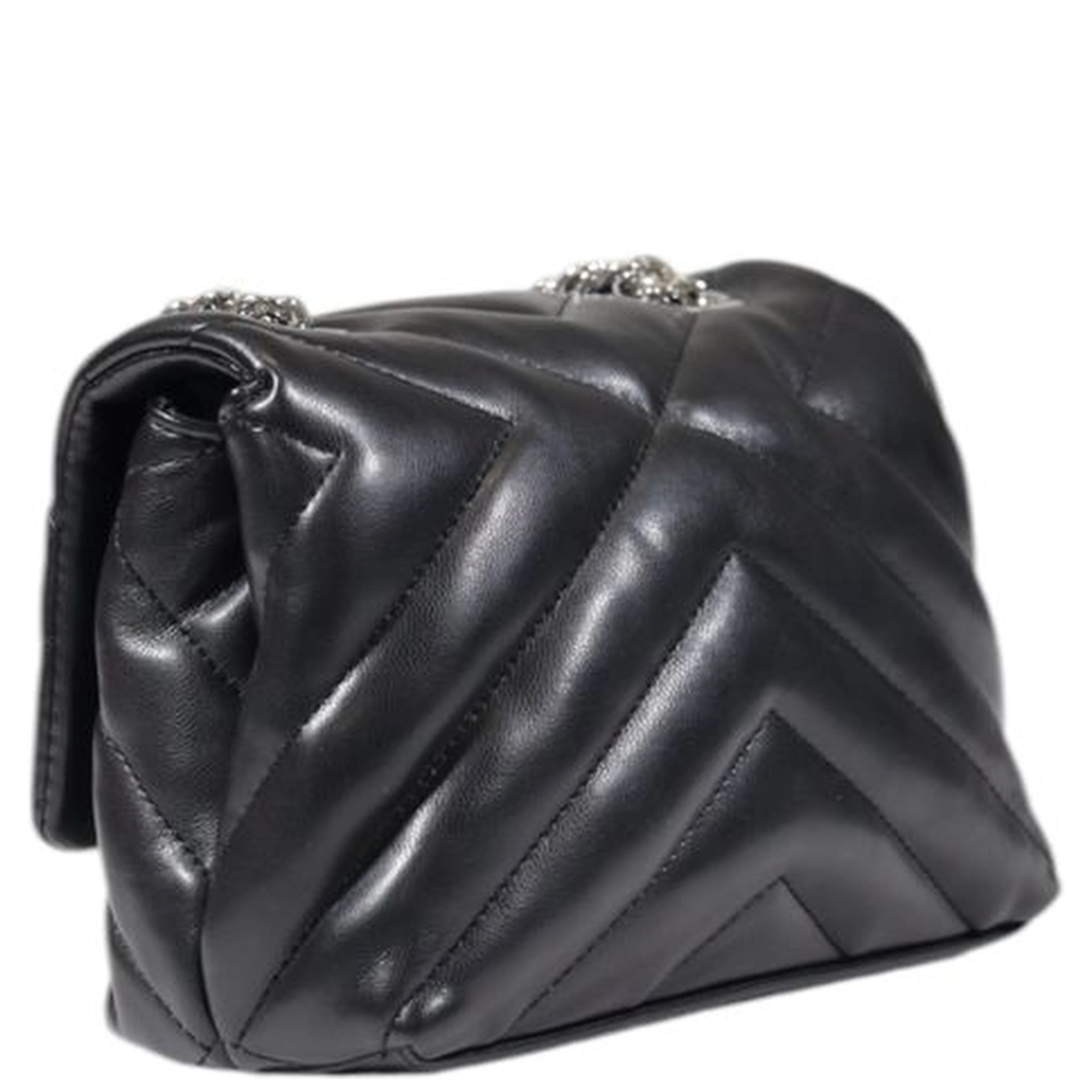 Black Polyester Handbag