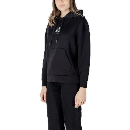 Black Cotton Hoodie