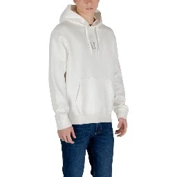 Cream Cotton Hoodie