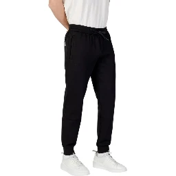 Black Cotton Joggers (Workout Pants)