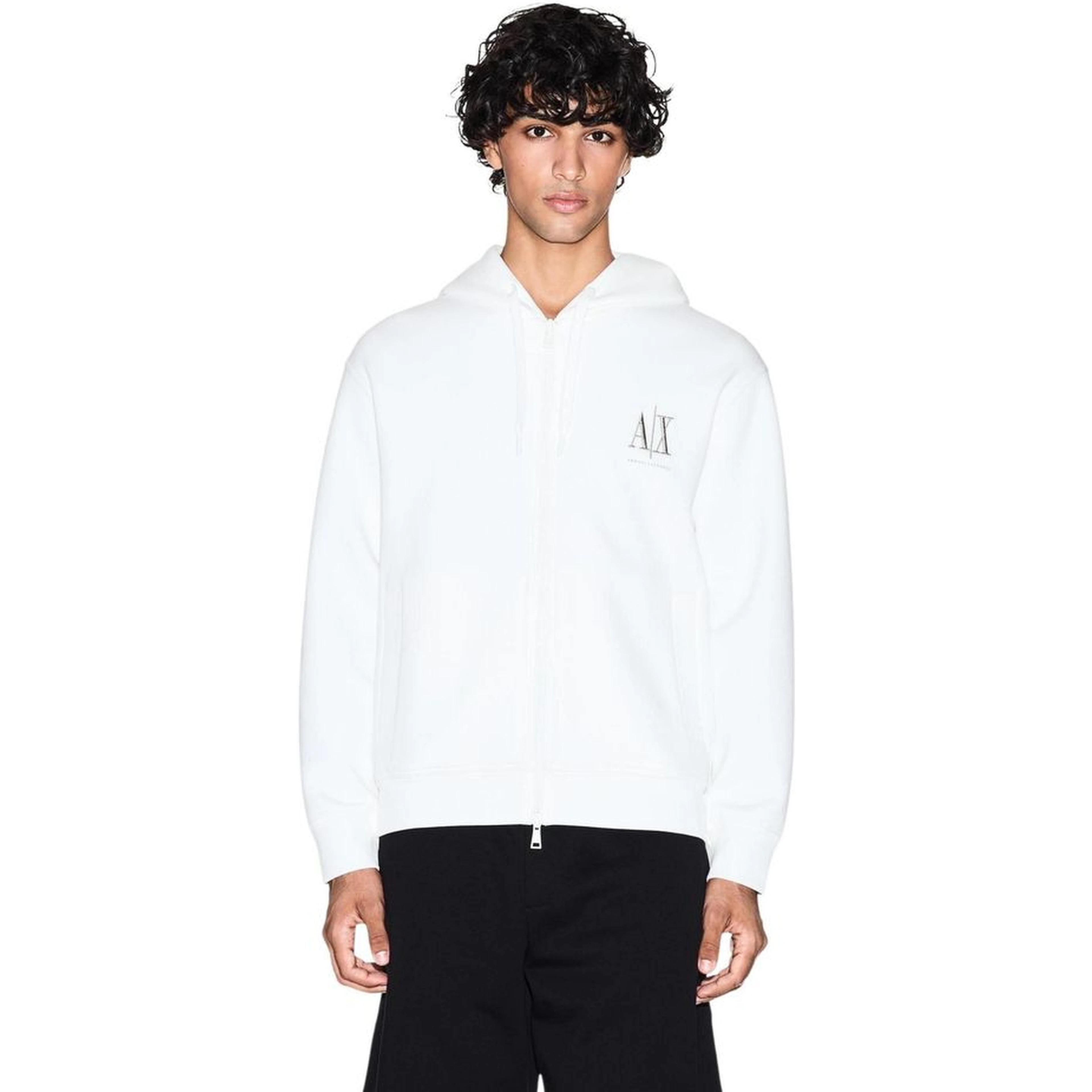 White Cotton Hoodie