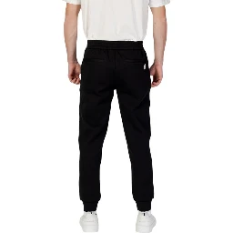 Black Cotton Joggers (Workout Pants)