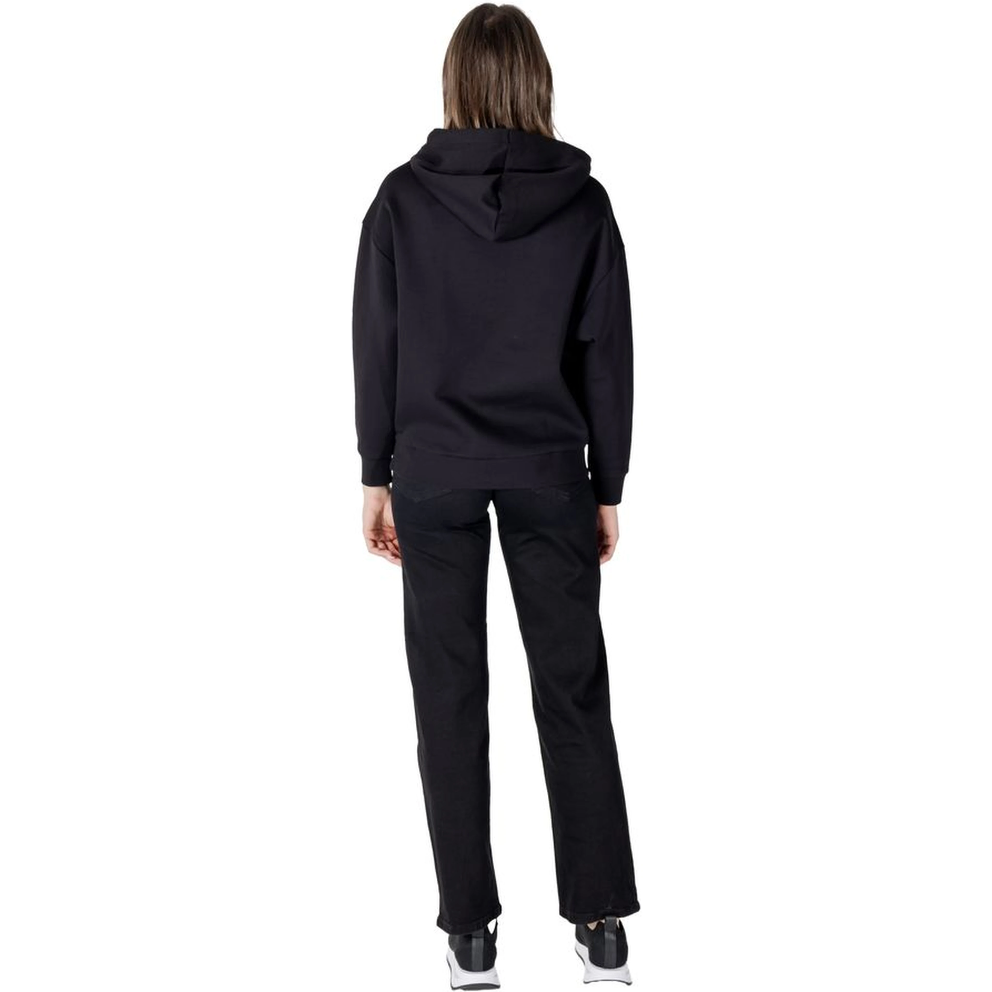Black Cotton Hoodie