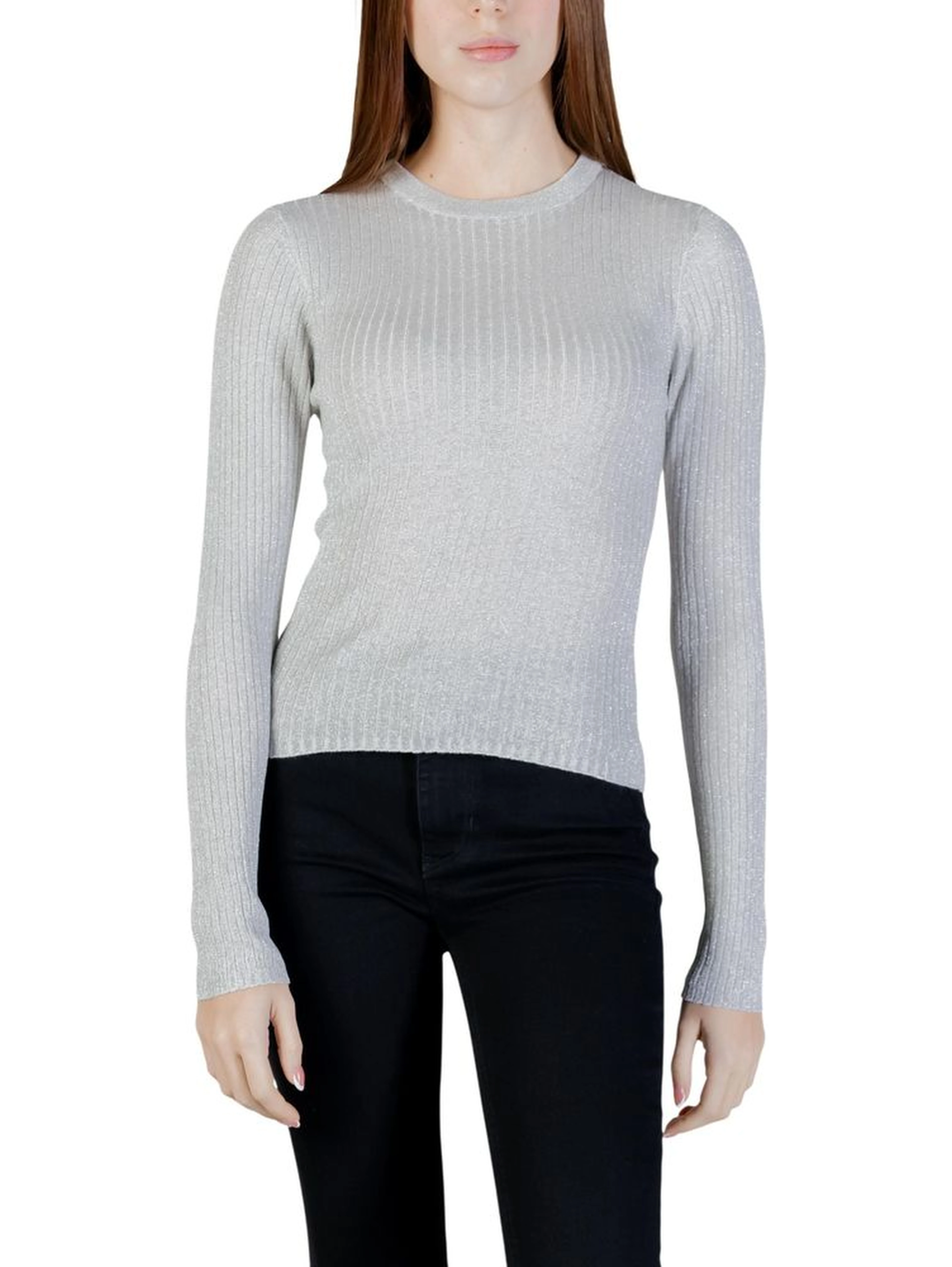 Silver Viscose Sweatshirt