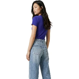 Blue Cotton T-Shirt