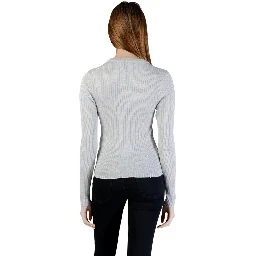 Silver Viscose Sweatshirt