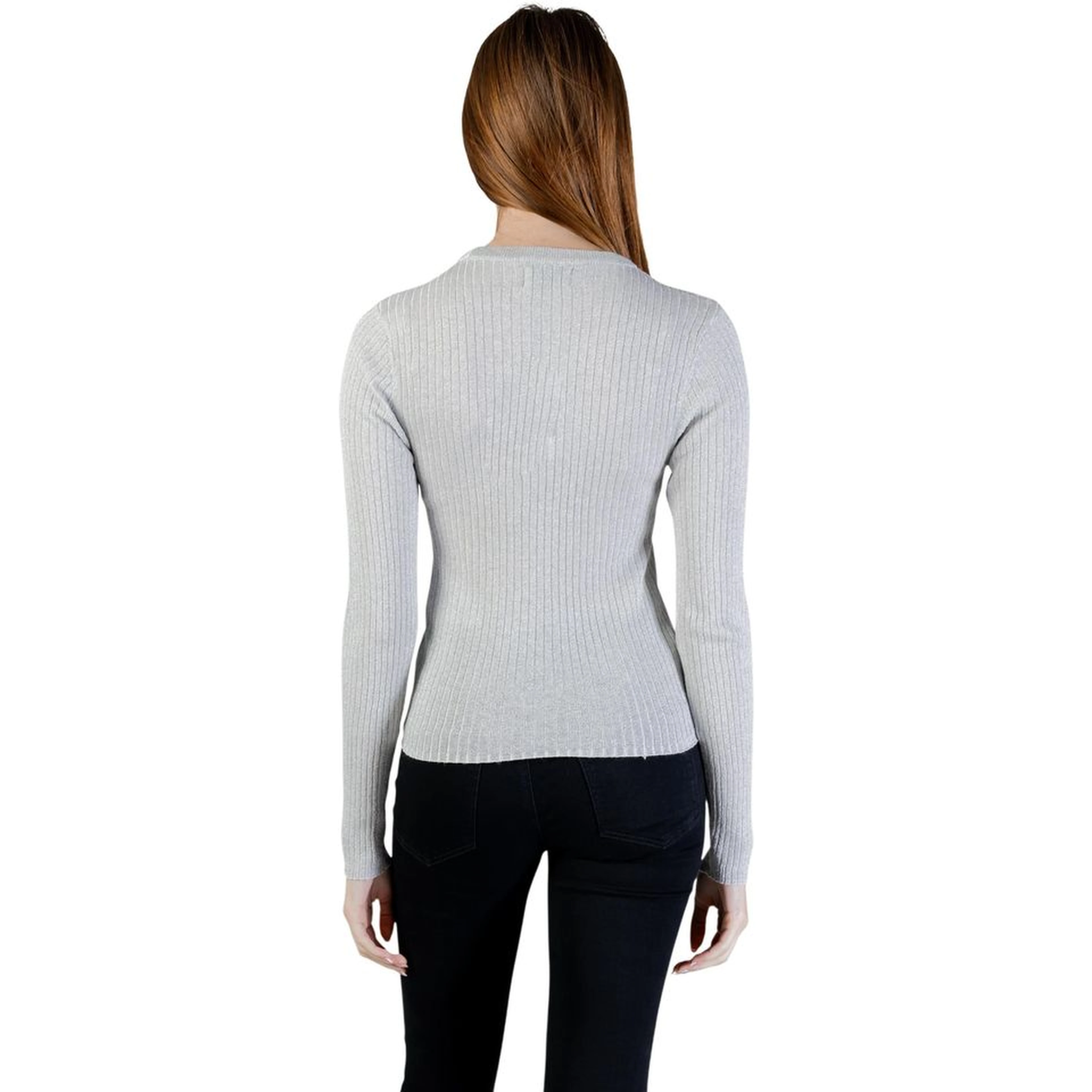 Silver Viscose Sweatshirt