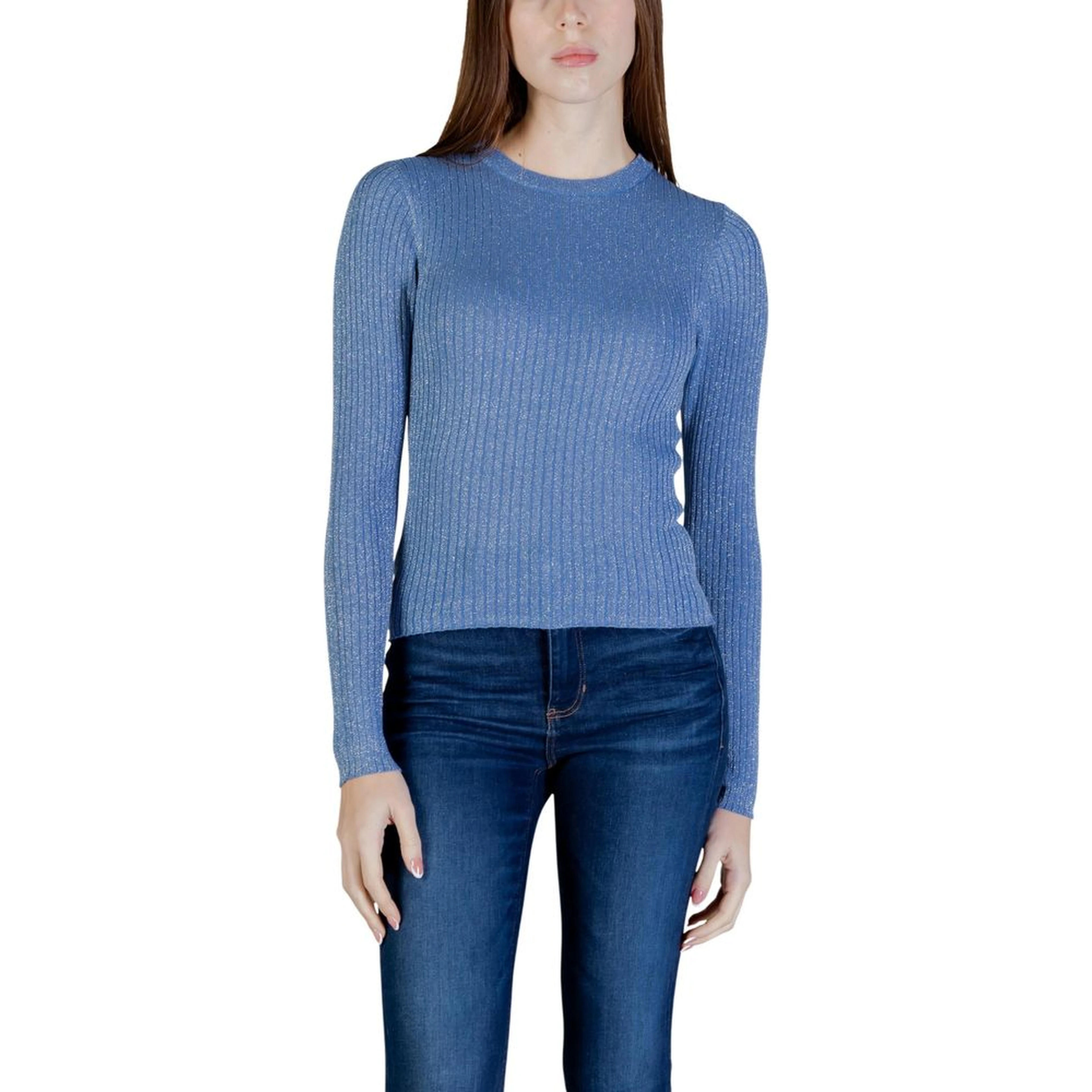 Blue Viscose Sweatshirt
