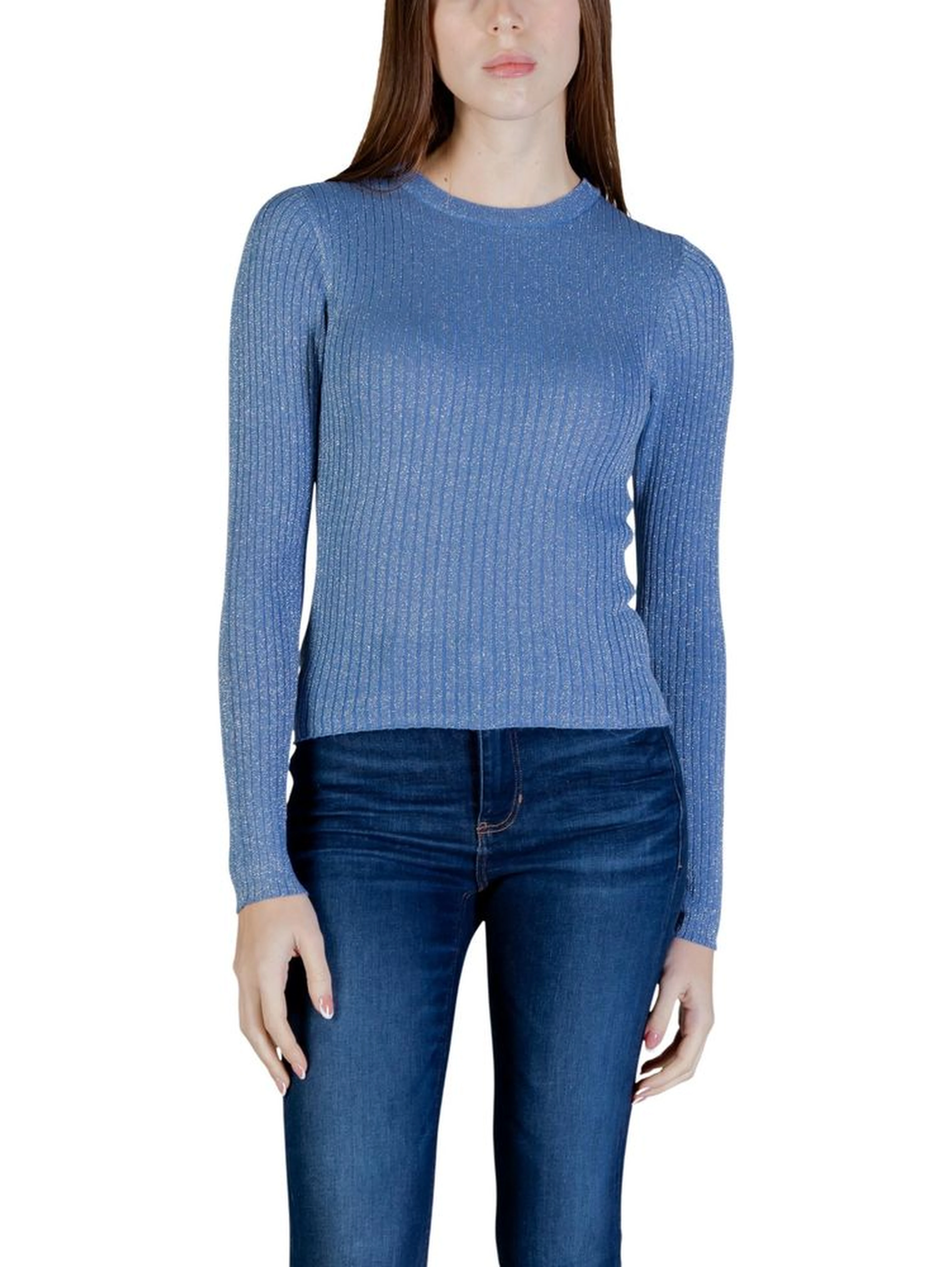Blue Viscose Sweatshirt