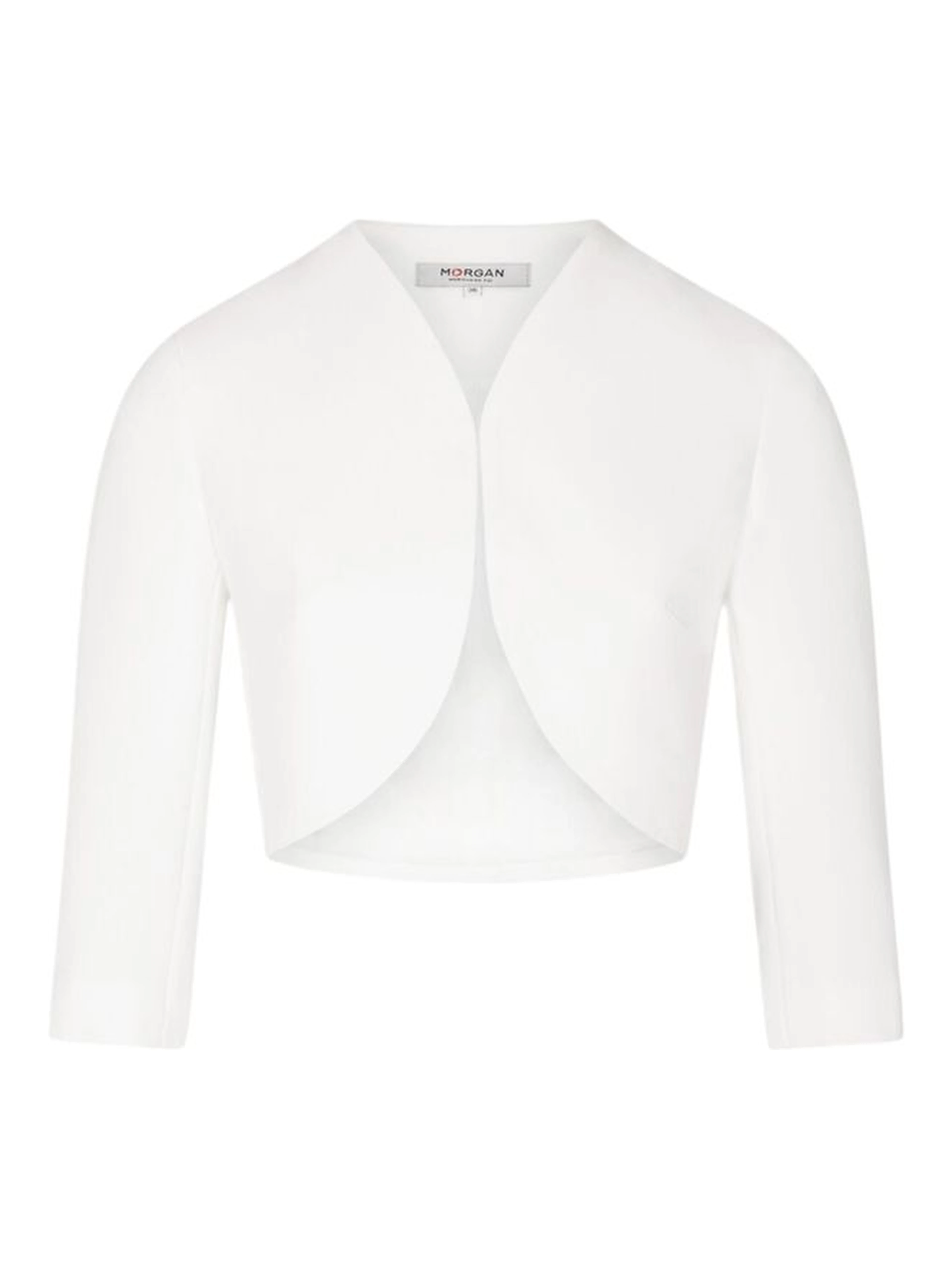 White Polyester Sleeveless Jacket