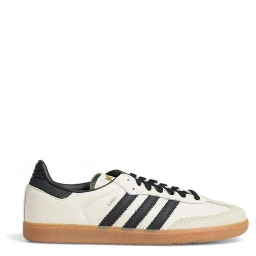 Beige Leather Athletic Sneakers