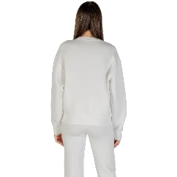 Cream Viscose Sweatshirt