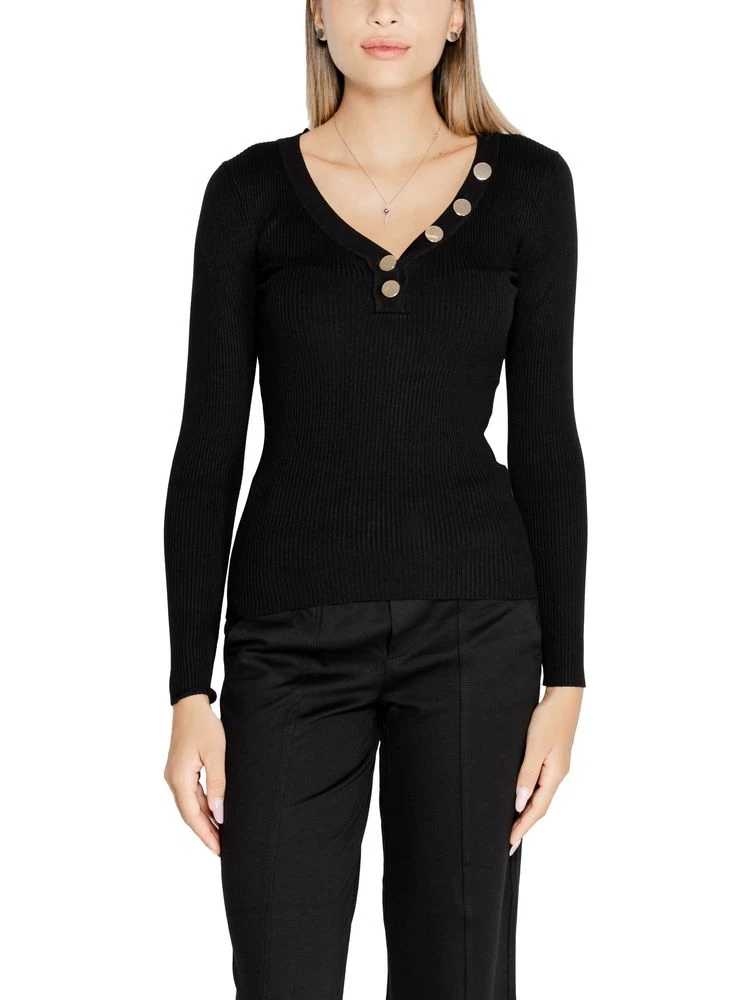 Black Viscose Sweatshirt