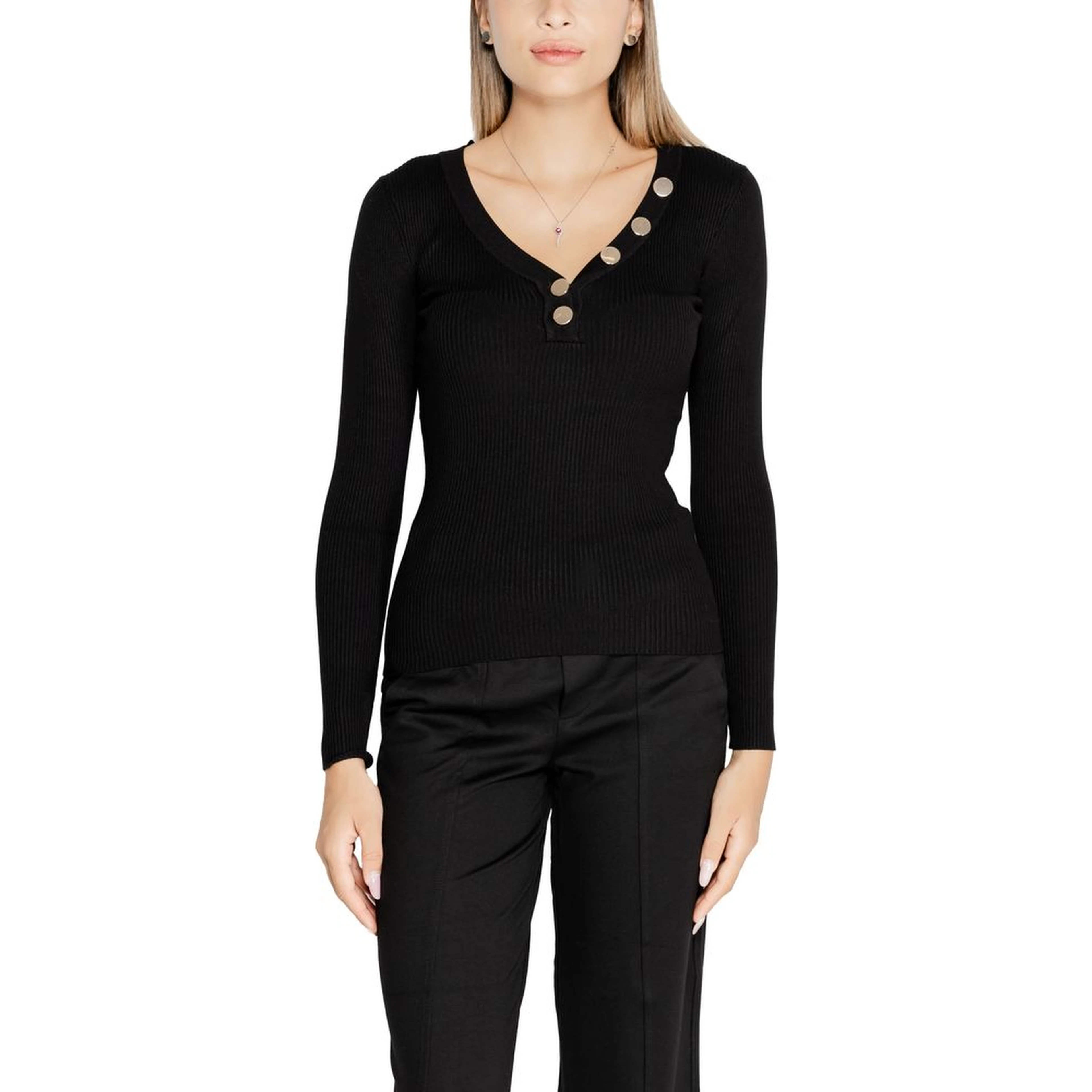 Black Viscose Sweatshirt