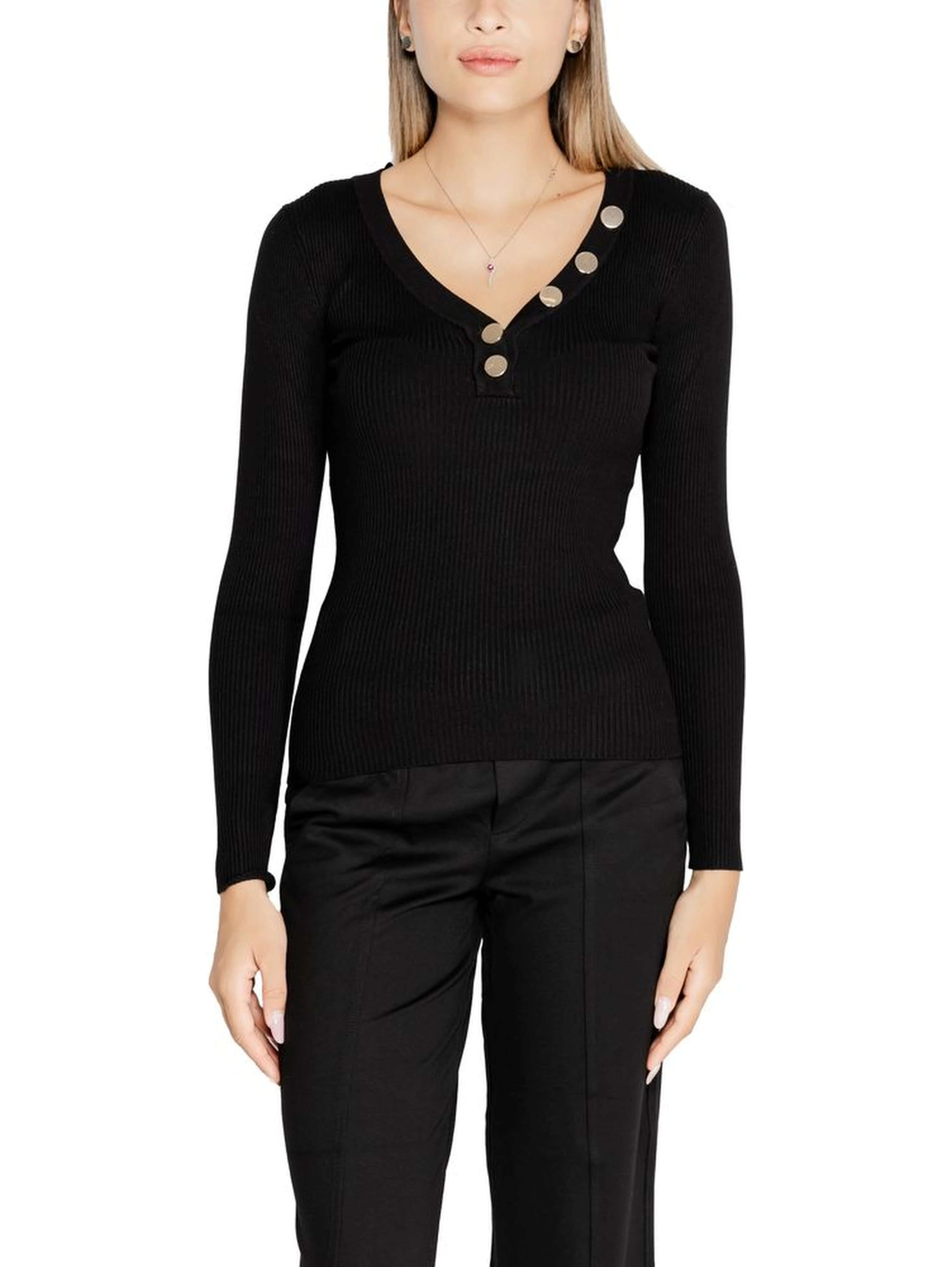 Black Viscose Sweatshirt