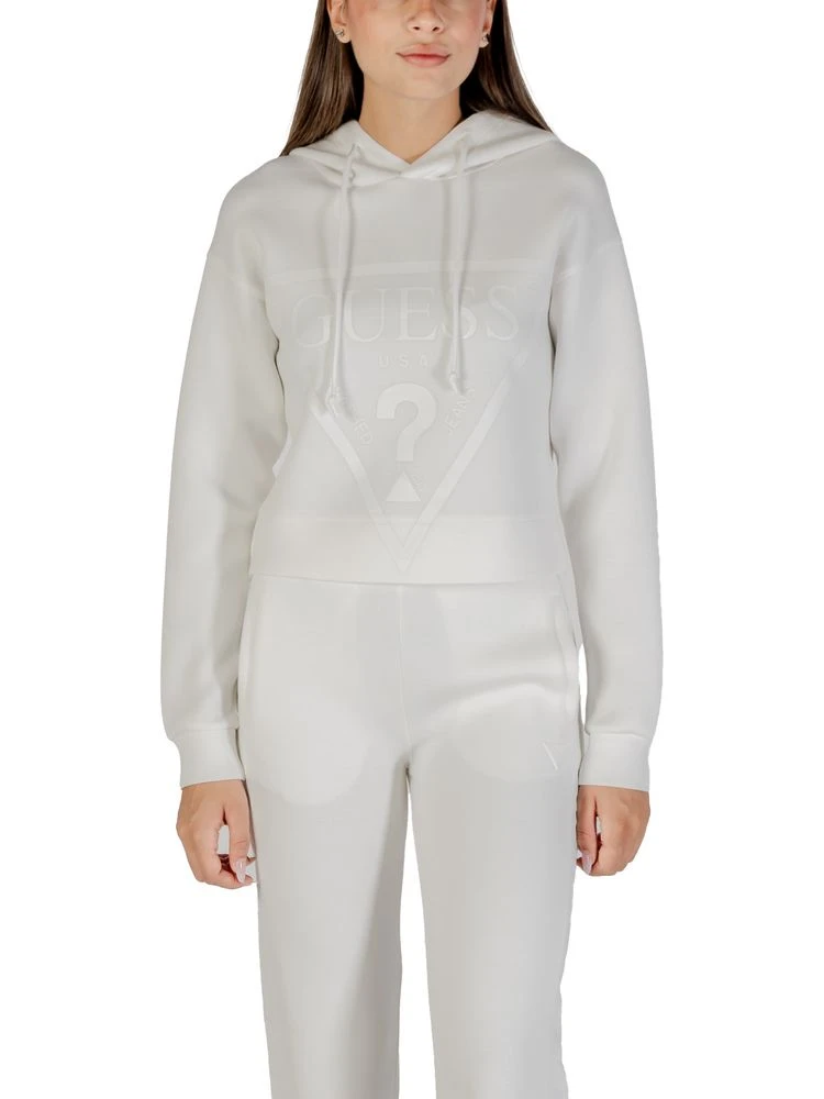 Cream Viscose Hoodie