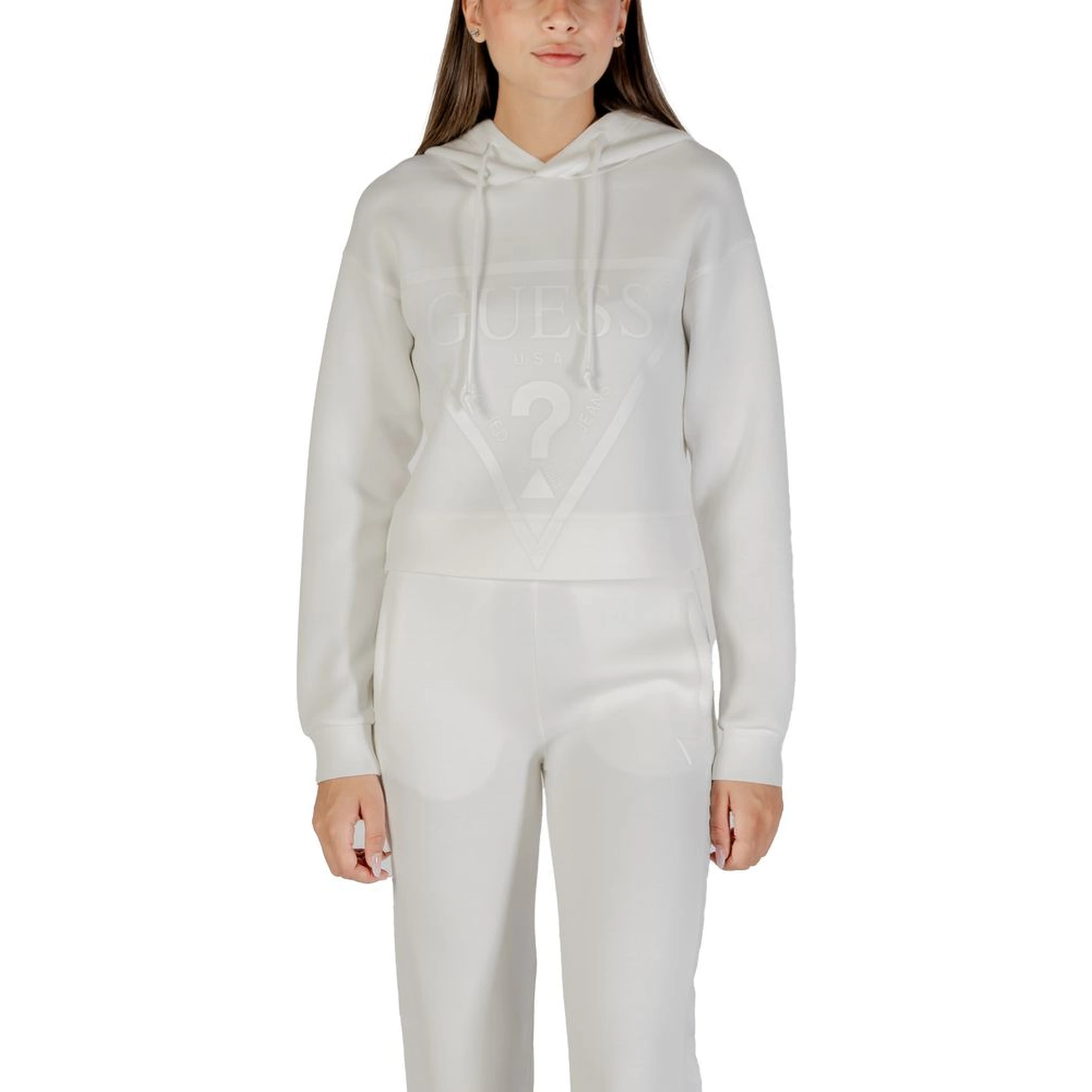 Cream Viscose Hoodie