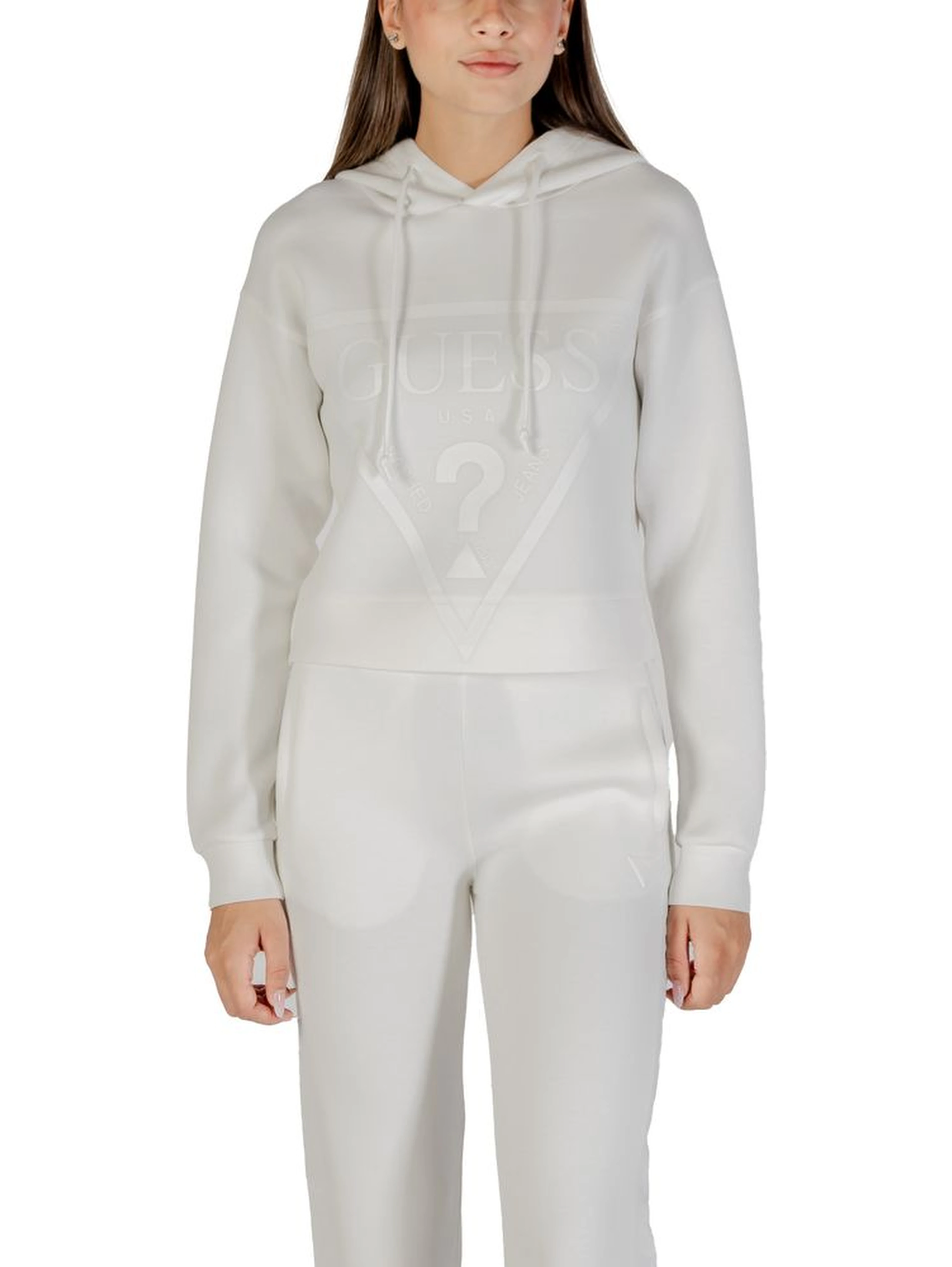 Cream Viscose Hoodie
