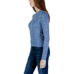 Blue Viscose Sweatshirt