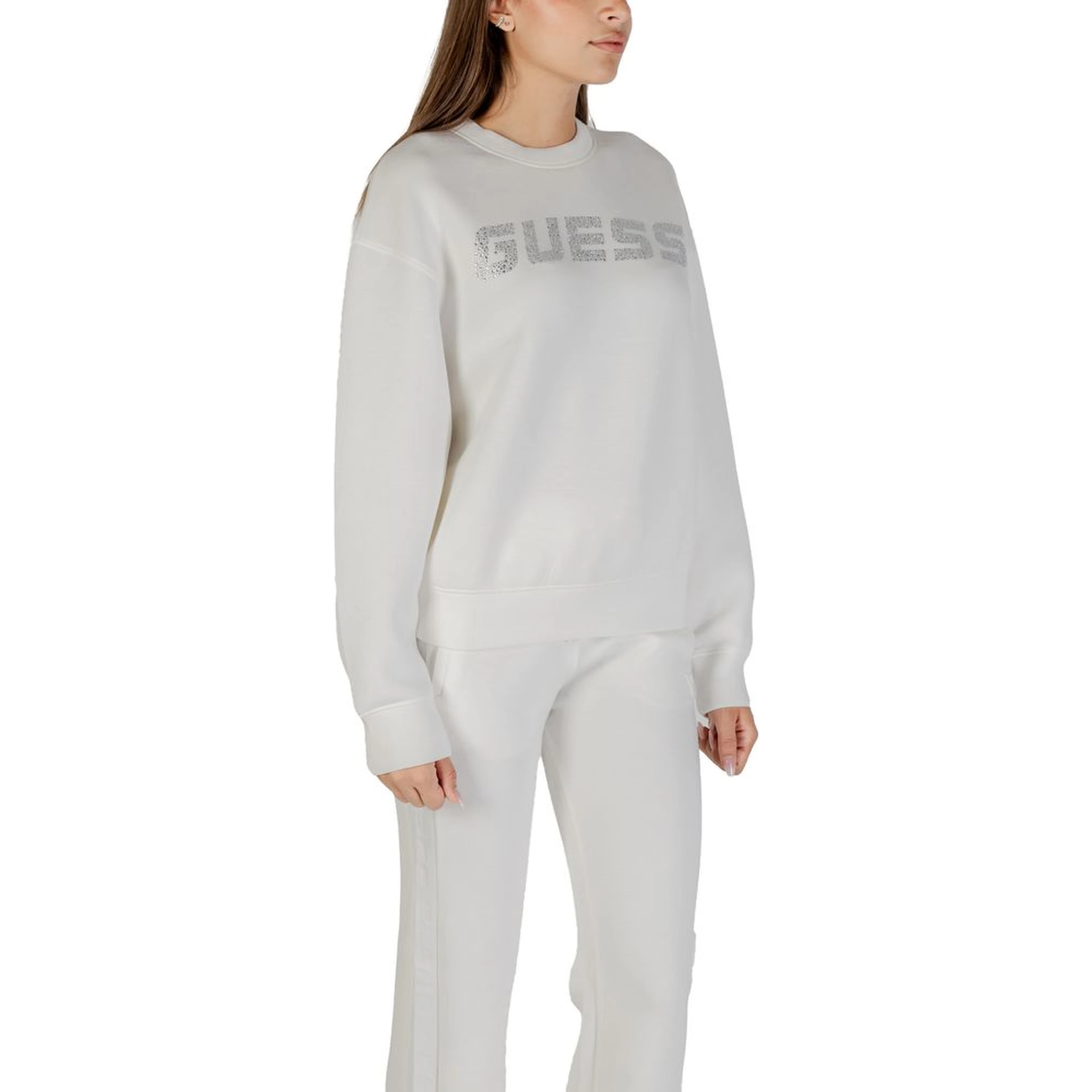 Cream Viscose Sweatshirt